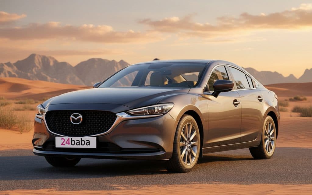 Mazda 6 2025 Grey cover - rental in Dubai