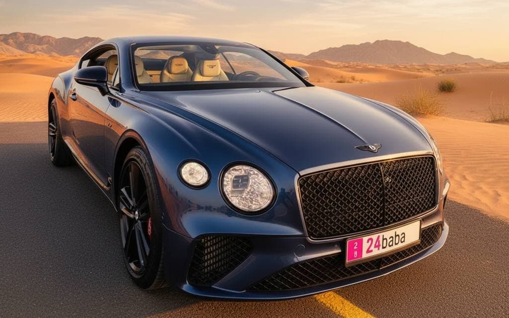 Hire Bentley Continental Gt Gtc 2020 Blue in Dubai