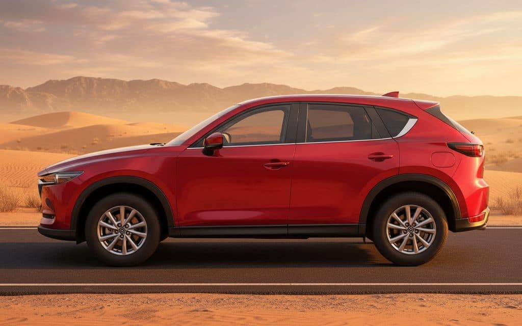 Mazda Cx 5 2024 Red side profile