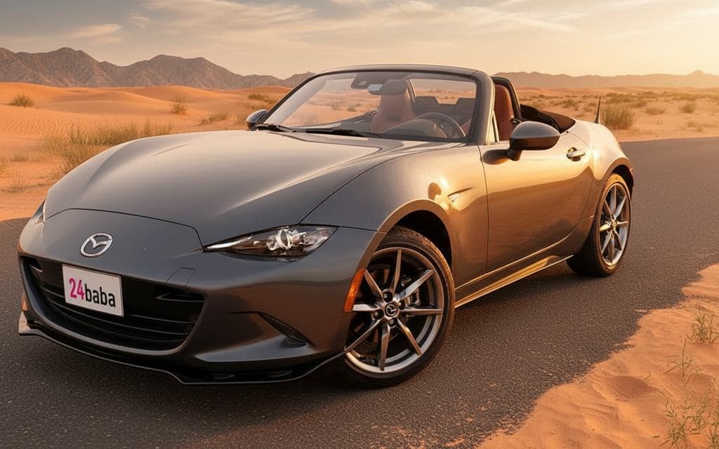 Mazda Mx 5 2022 Grey - rental in Dubai