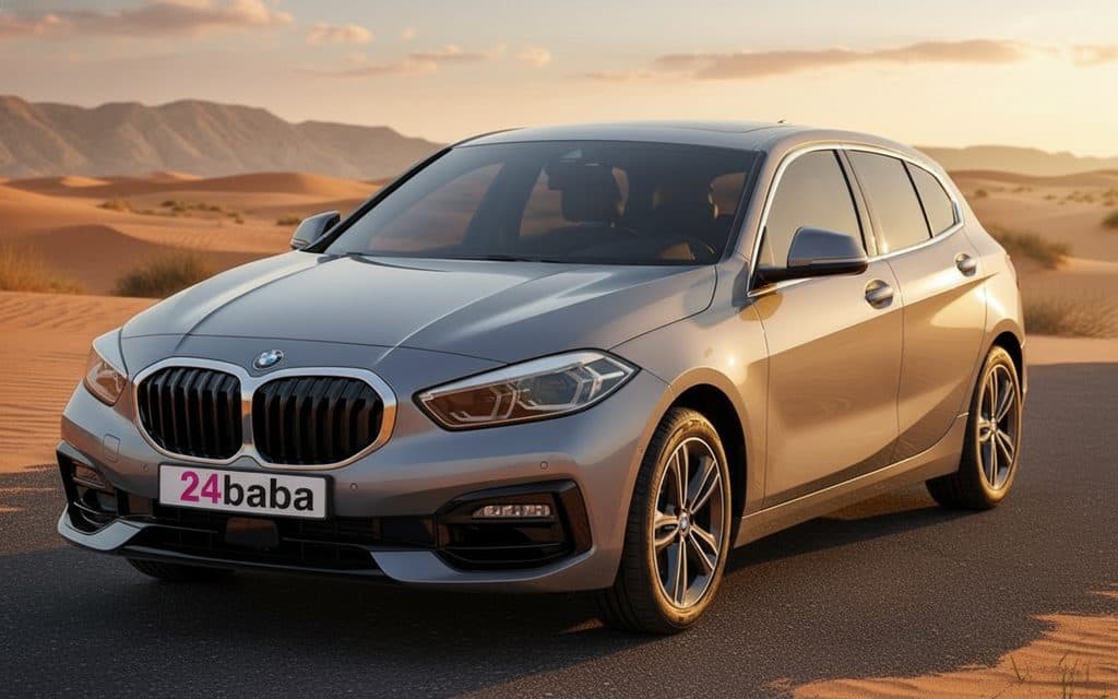 Bmw 120 2022 Grey rental in Dubai