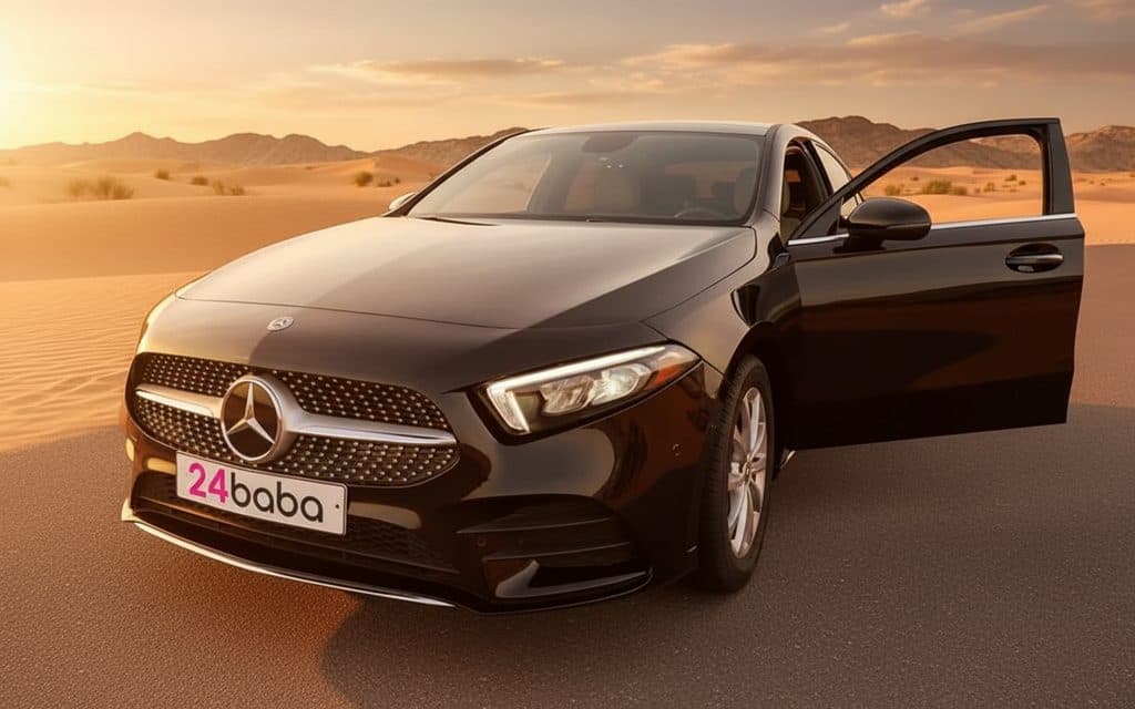 Hire Mercedes A220 2021 Black in Dubai