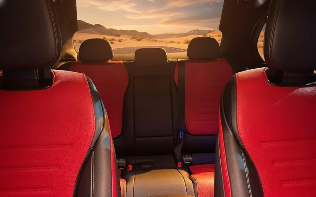 Mercedes C200 2024 leather seats and cabin