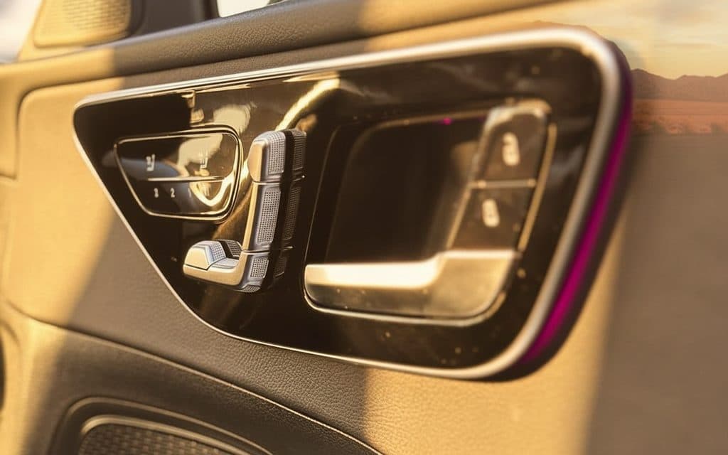 Mercedes C300 2022 interior view showing trim