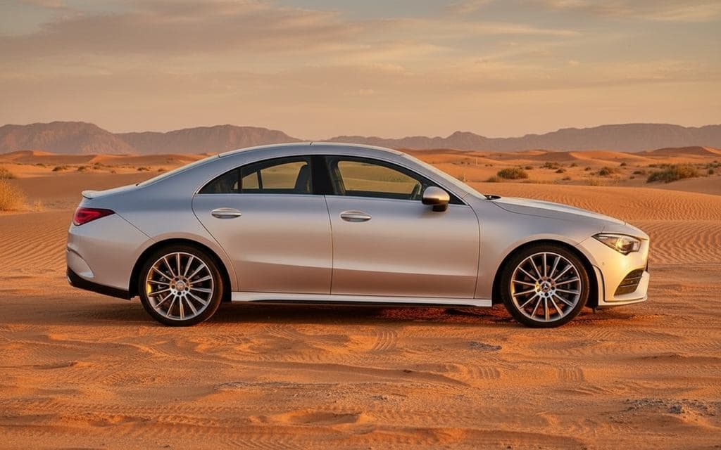Mercedes Cla250 2021 Silver side profile