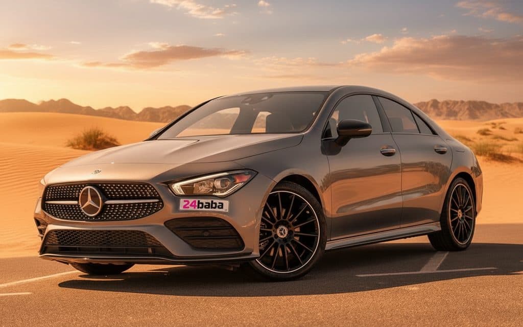 Hire Grey Mercedes Cla45 2022 in Dubai