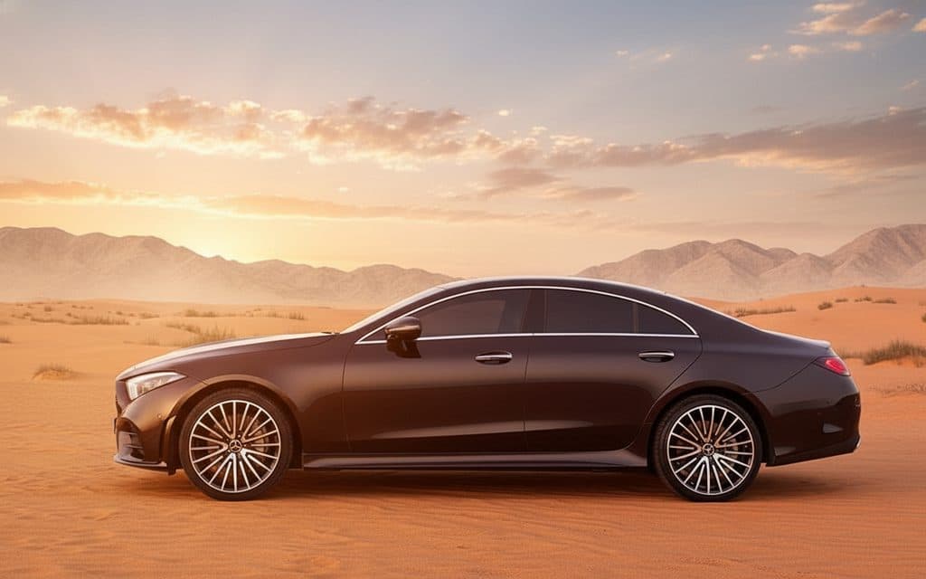 Mercedes Cls450 2025 Black side profile