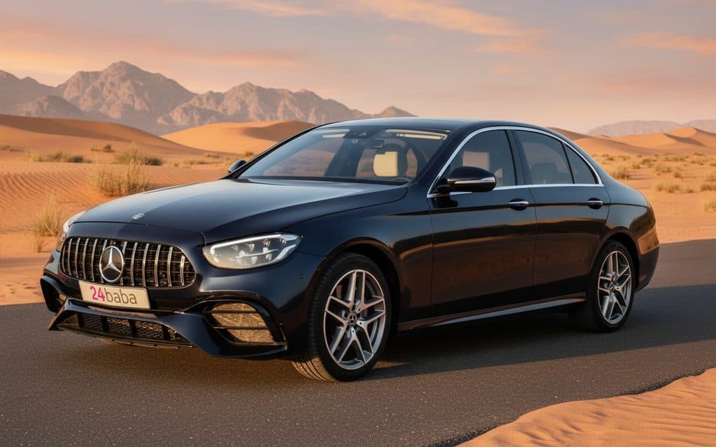 Hire Mercedes E350 2021 Black in Dubai