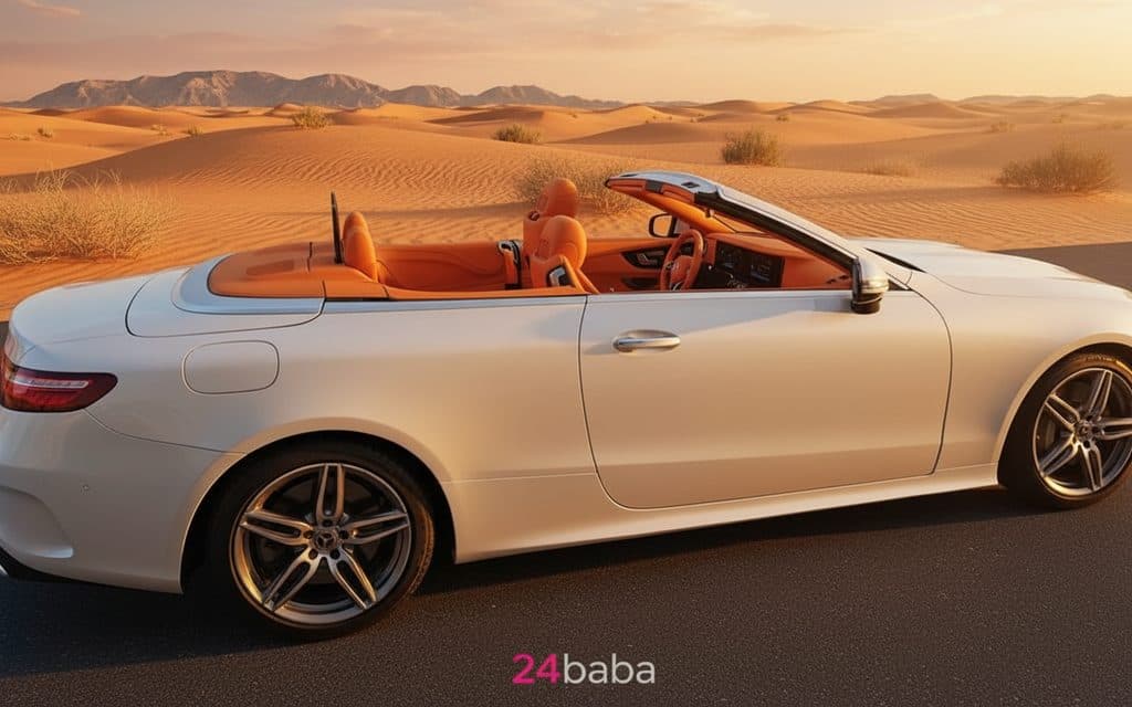 Mercedes E450 2020 White side profile