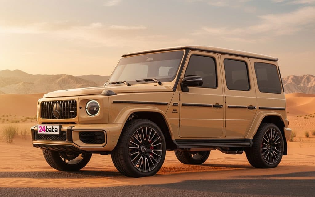 Hire Mercedes G63 2025 Beige in Dubai