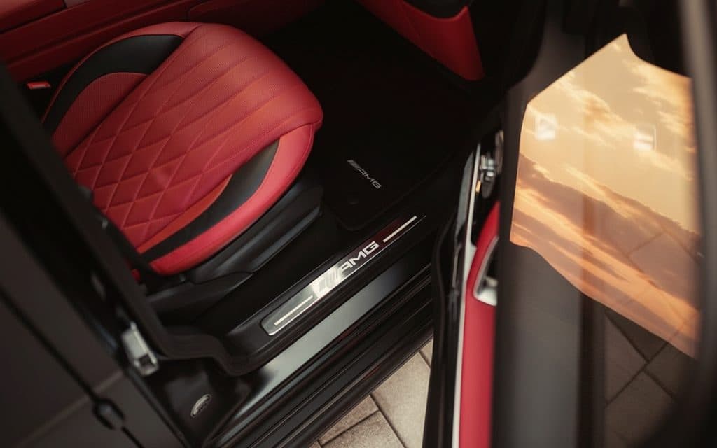 Mercedes G63 2021 interior view showing trim