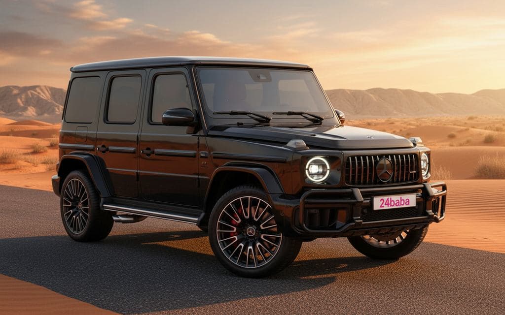 Mercedes G63 2025 Black rental in Dubai