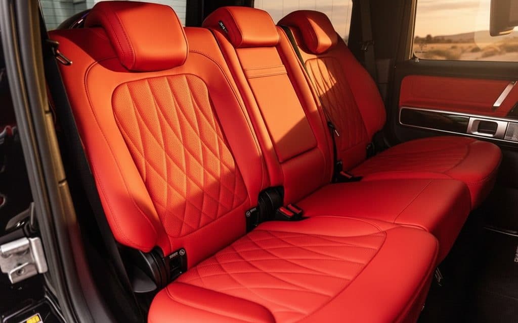 Mercedes G63 2025 leather seats and cabin