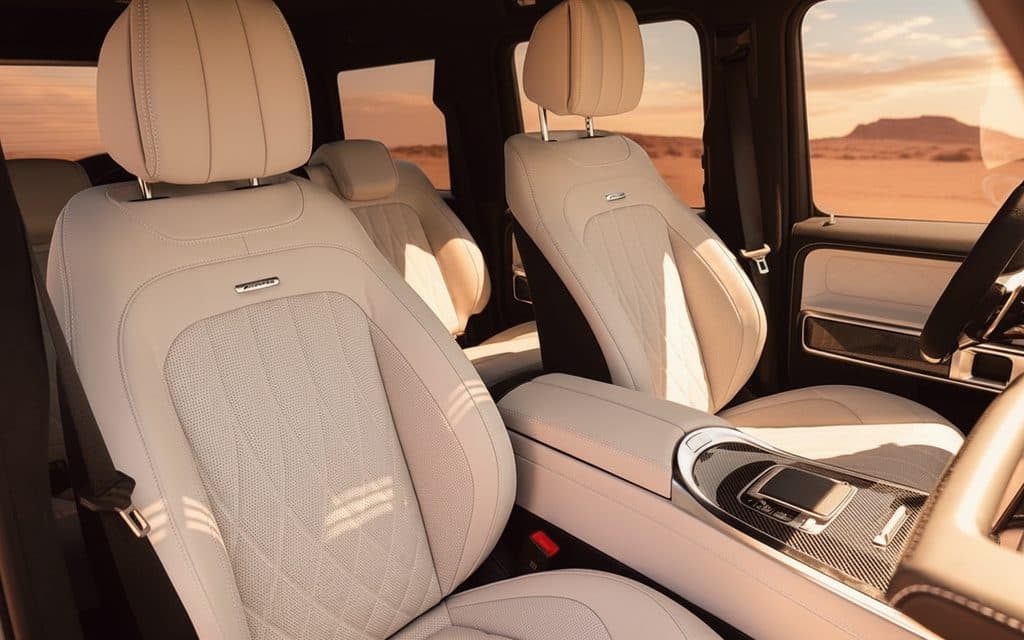 Mercedes G63 2025 leather seats and cabin