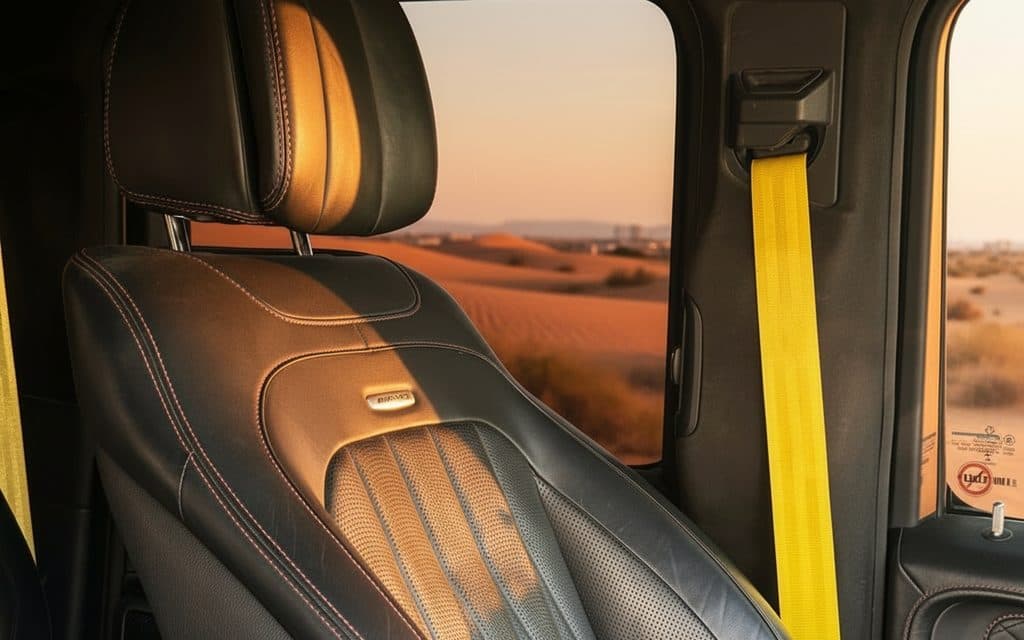 Mercedes G63 2020 leather seats and cabin