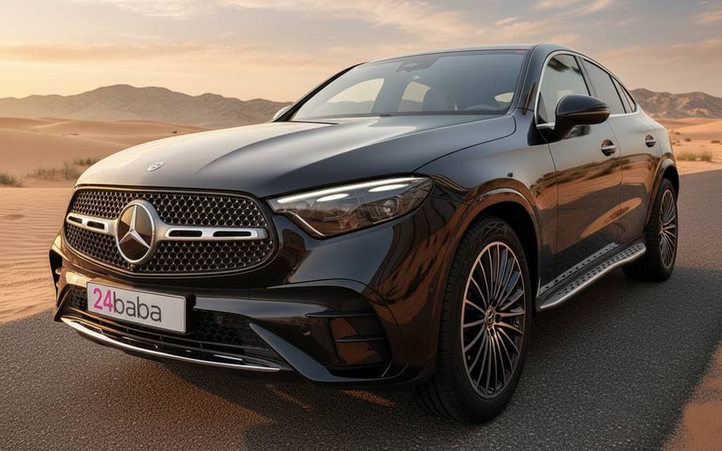 Hire Mercedes Glc200 2025 Black in Dubai
