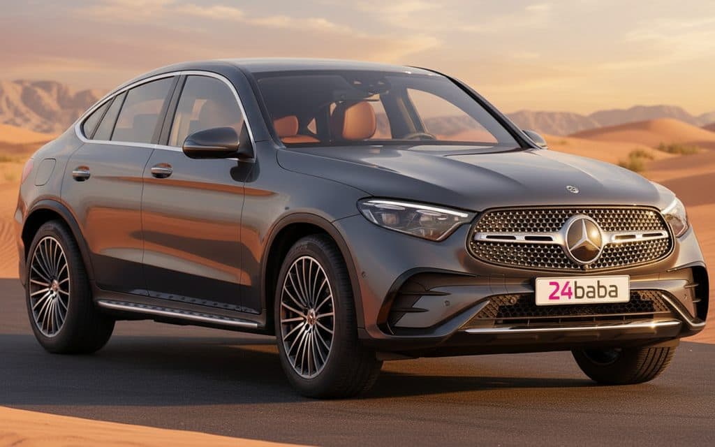 Hire Mercedes Glc200 2025 Black in Dubai