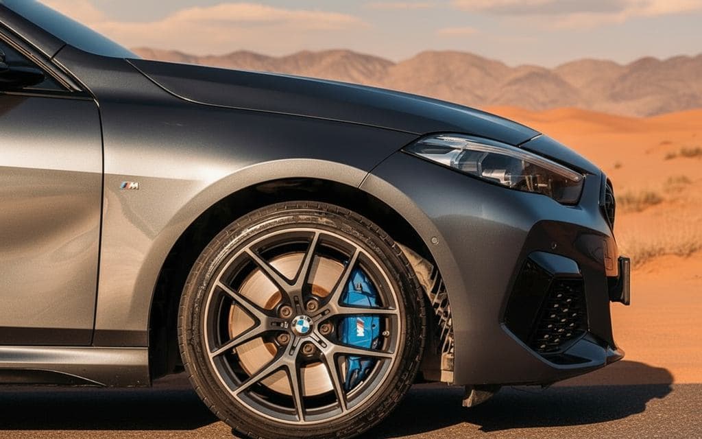 Bmw 235 2022 alloy wheel close up