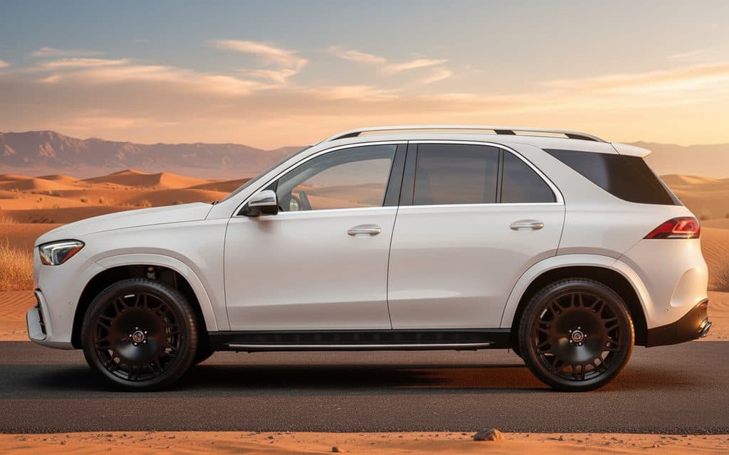 Mercedes Gle350 2022 White side profile