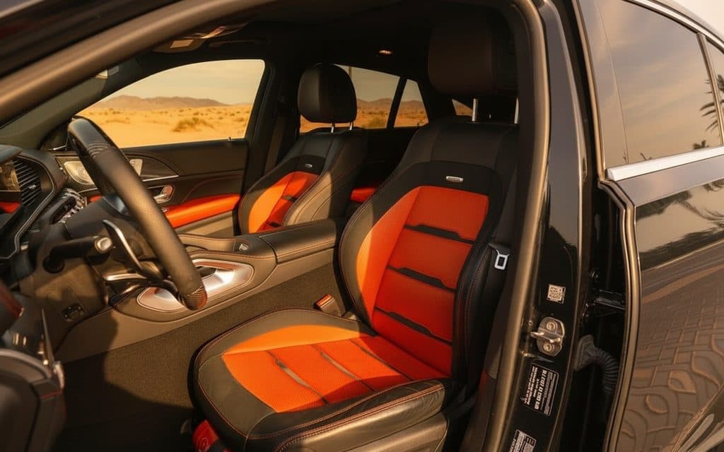 Mercedes Gle63 2021 leather seats and cabin