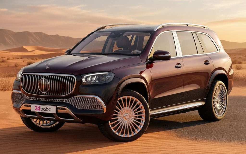 Mercedes Gls600 2022 Black rental in Dubai