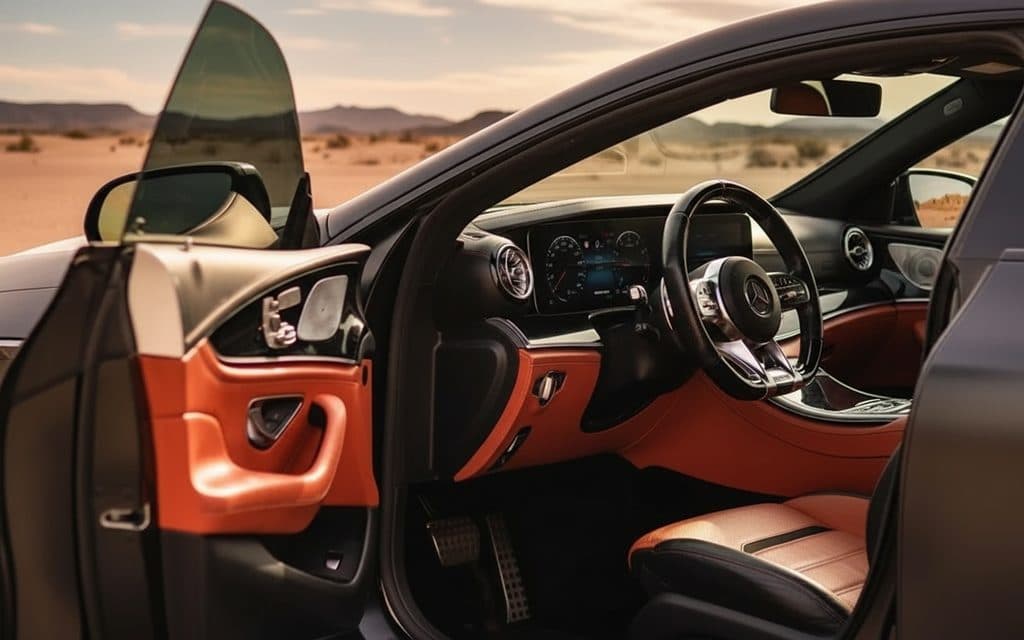 Mercedes Gt 2021 interior view showing trim
