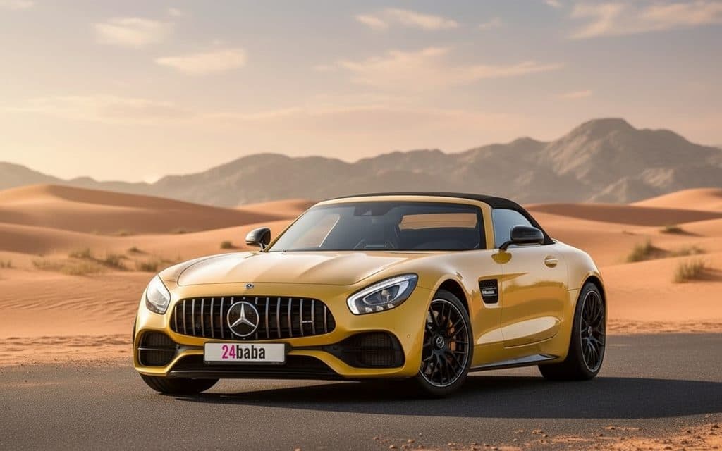 Mercedes Gtc 2020 Yellow rental in Dubai