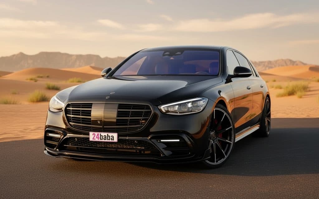 Hire Mercedes S580 2024 Black in Dubai