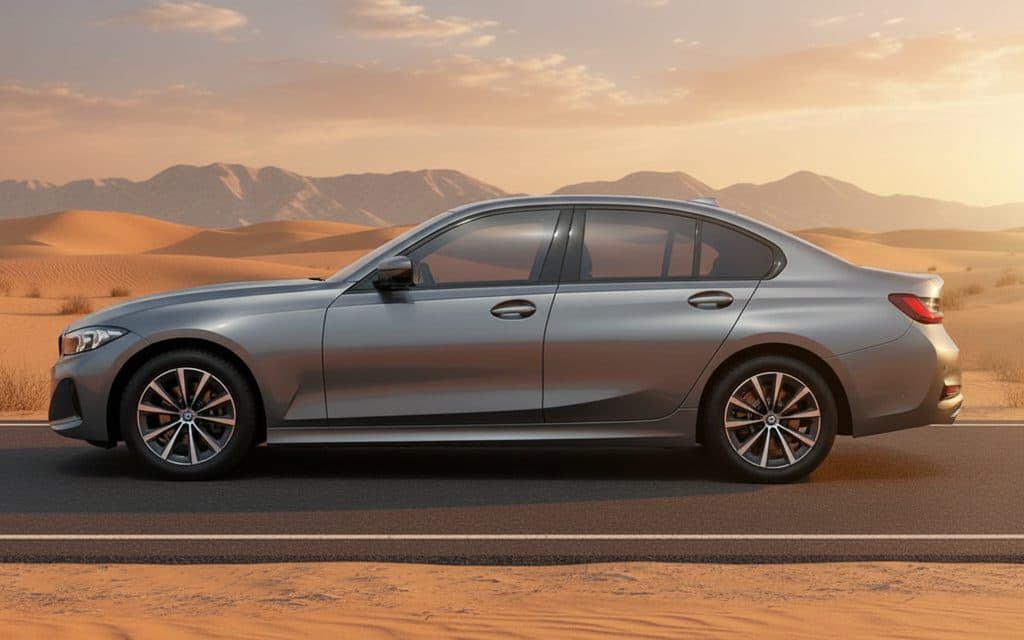 Bmw 318 2026 Grey side profile