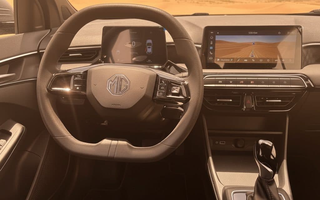 Mg 3 2024 interior view showing trim