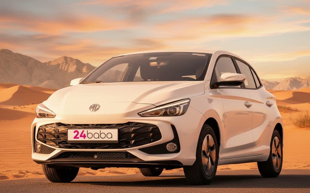 Mg 3 2025 White rental in Dubai
