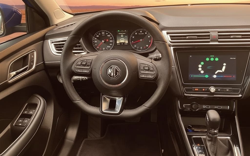 Mg 5 2022 interior view showing trim