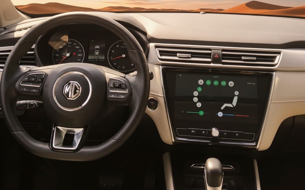 Mg 5 2022 interior view showing trim