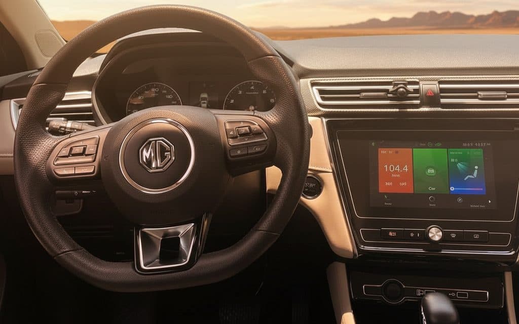 Mg 5 2023 interior view showing trim