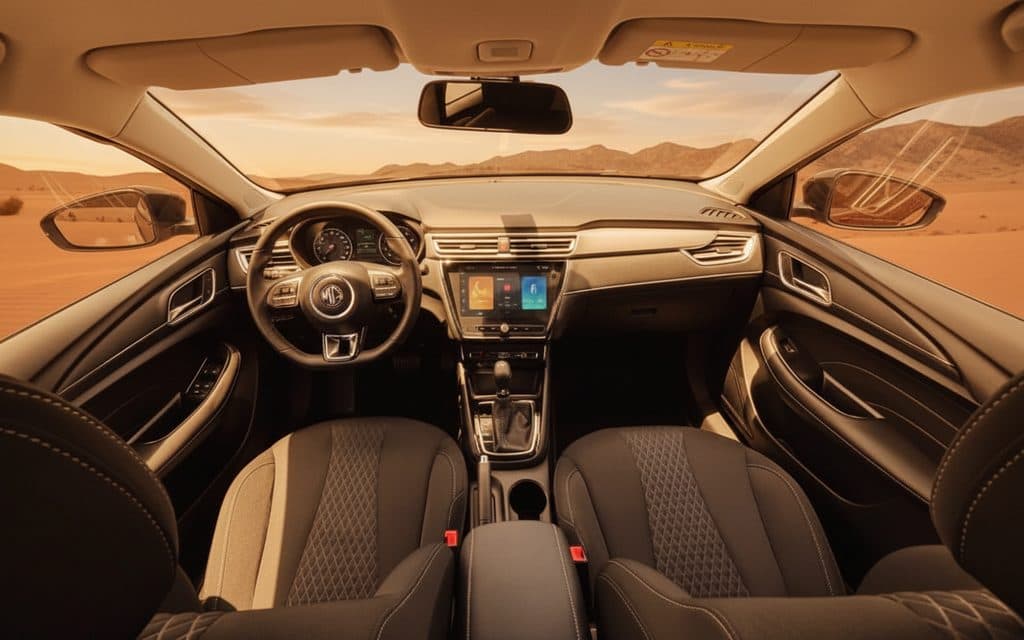 Mg 5 2023 interior view showing trim