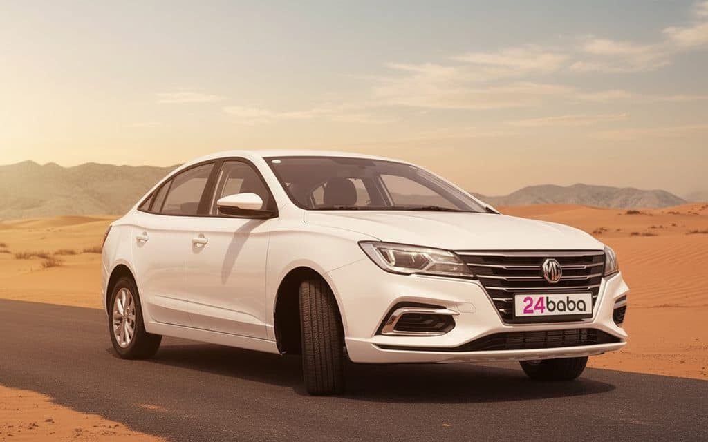 Mg 5 2025 White rental in Dubai