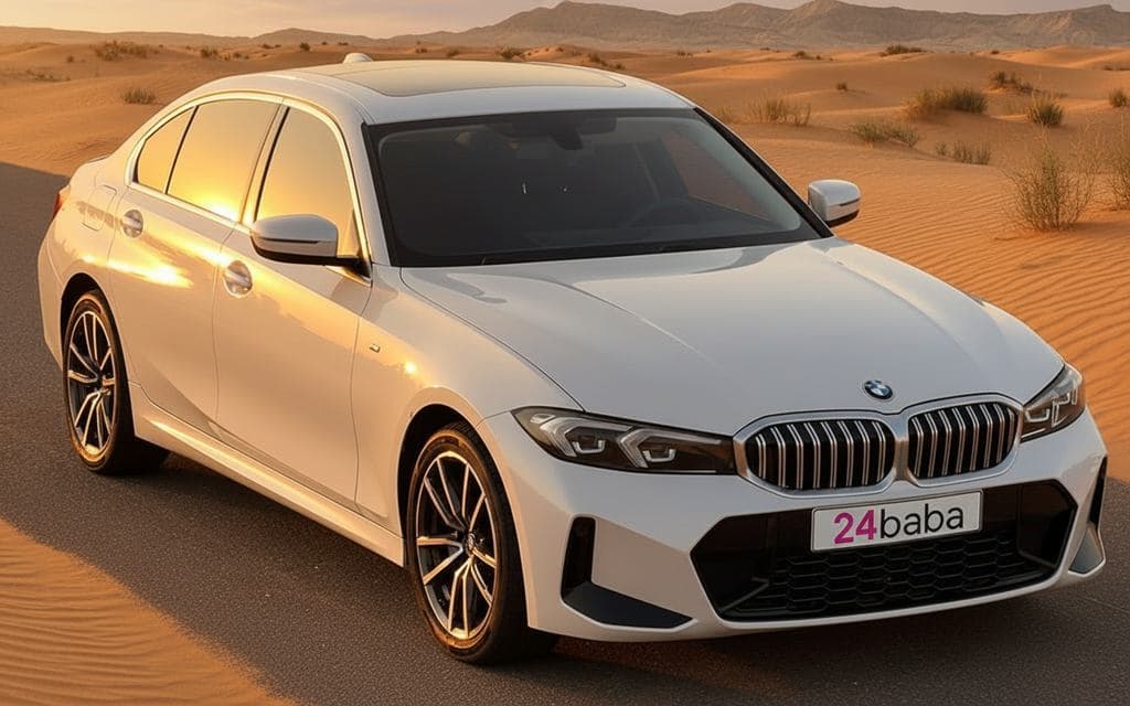Hire Bmw 320 2024 White in Dubai