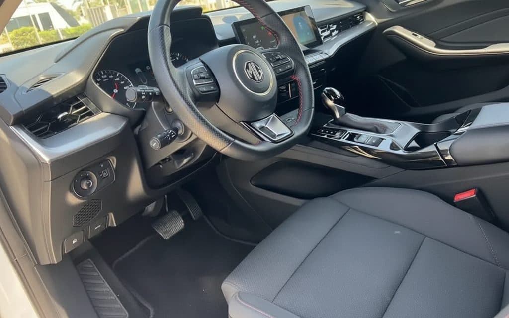 Mg Gt 2022 interior view showing trim