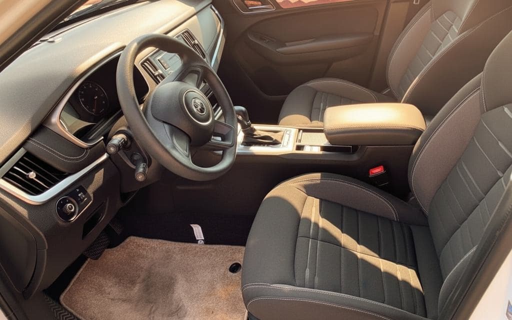 Mg Rx5 2020 interior view showing trim