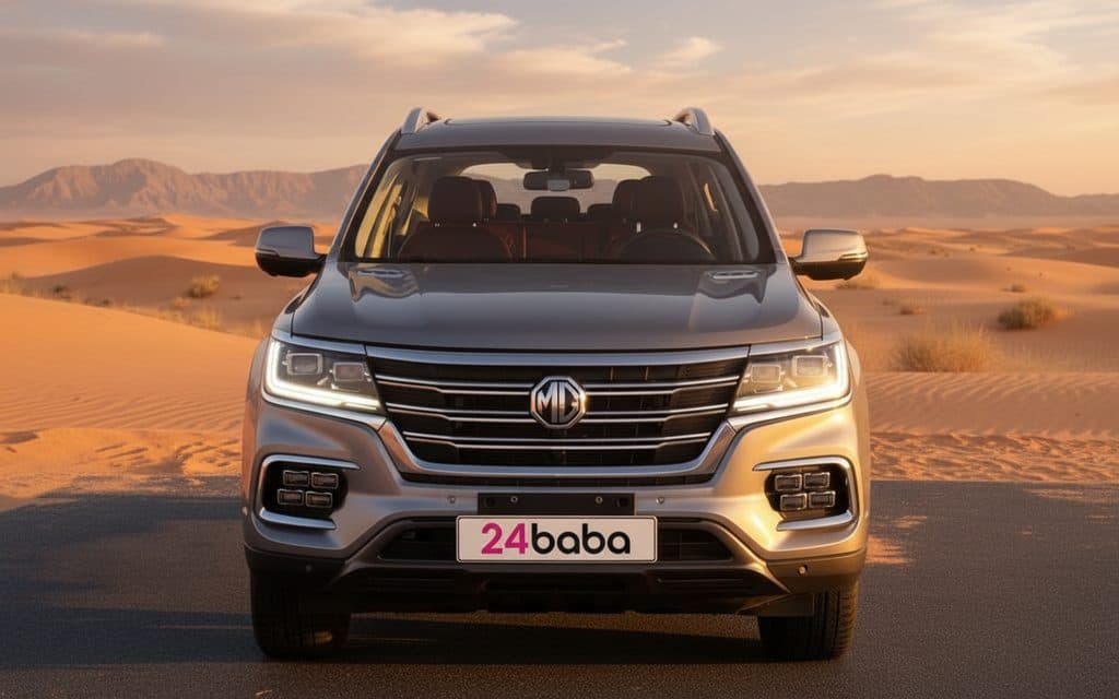 Mg Rx8 2024 Grey front view with headlights