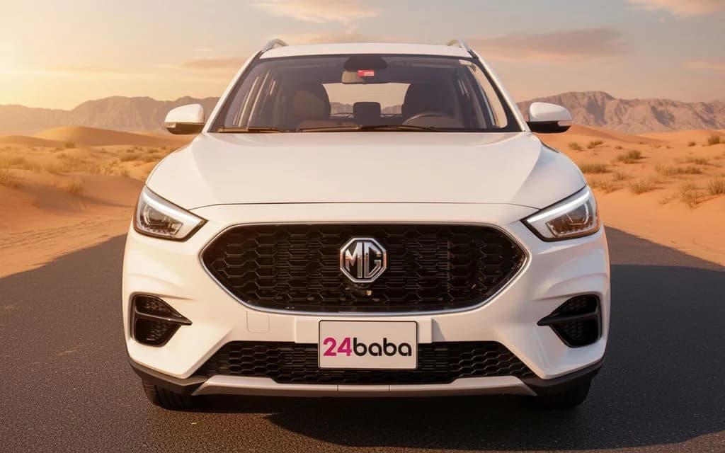 Mg Zs 2022 White cover image – rental in Dubai