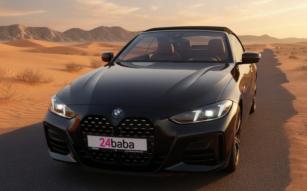 Bmw 420 2025 Black rental in Dubai