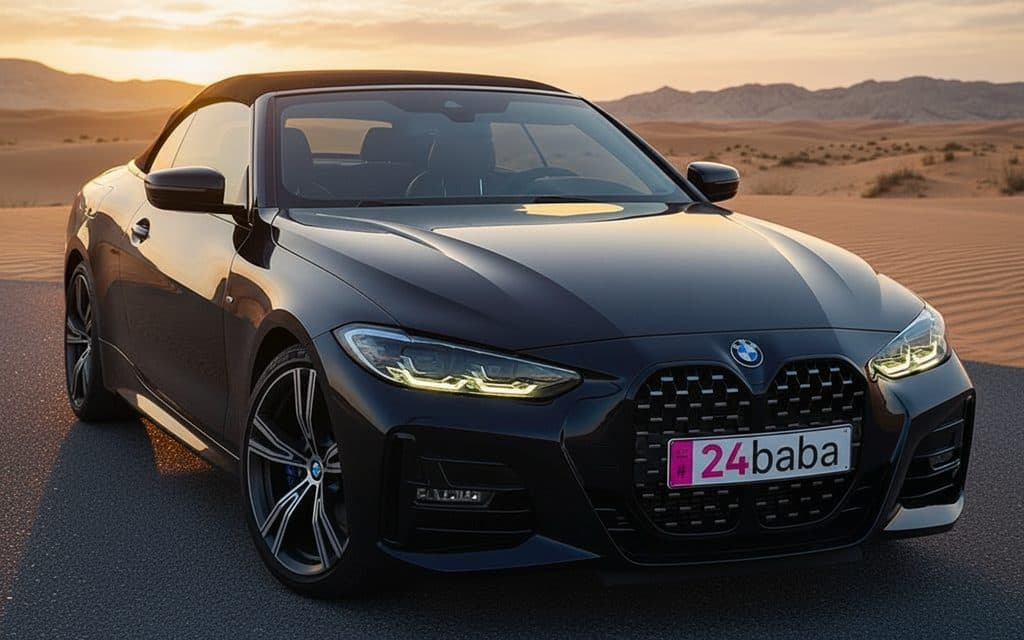 Bmw 420 2023 Blue rental in Dubai