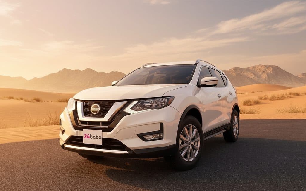 Nissan Rogue 2025 White cover image – rental in Dubai
