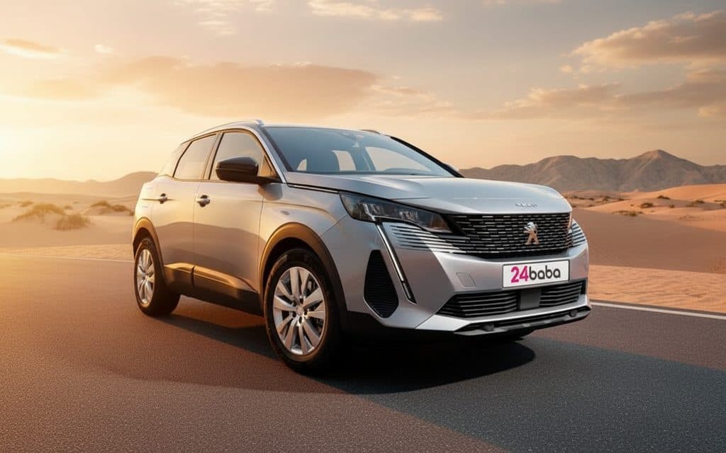 Peugeot 3008 2024 Silver cover image – rental in Dubai