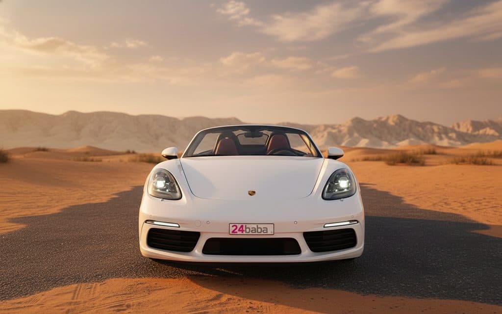 Porsche Boxster 2024 White