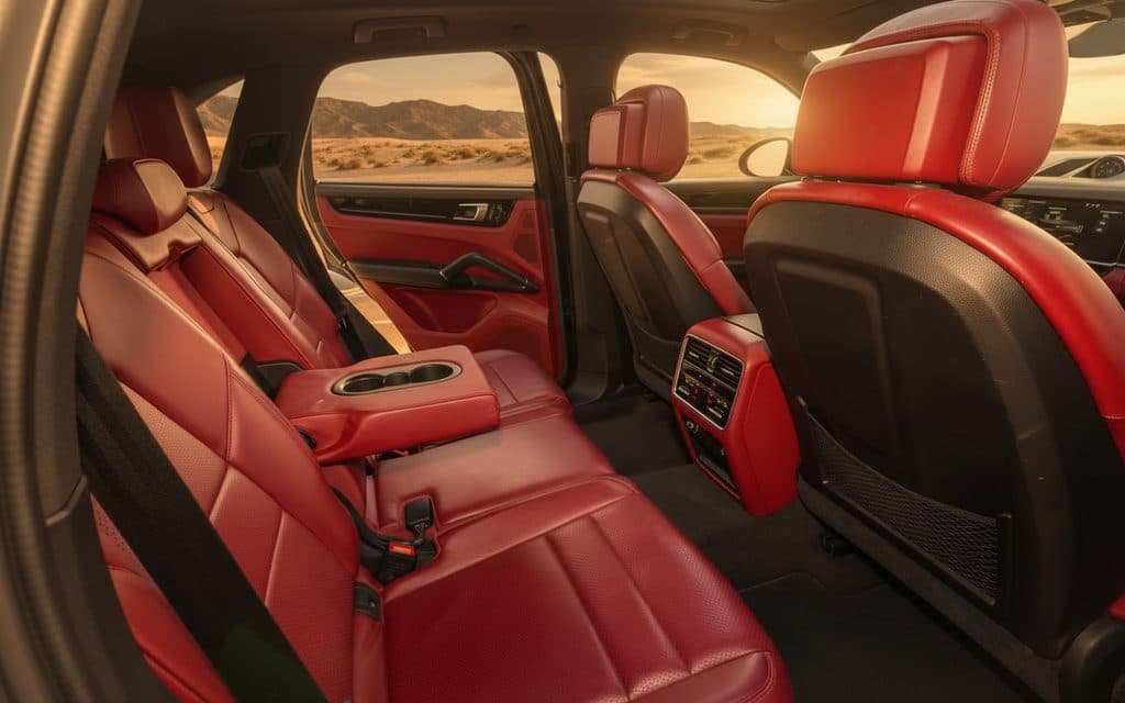 Porsche Cayenne 2021 leather seats and cabin