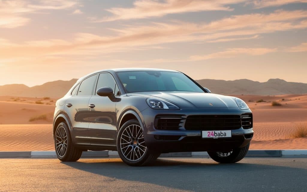 Porsche Cayenne 2022 Grey - affordable rental in dubai