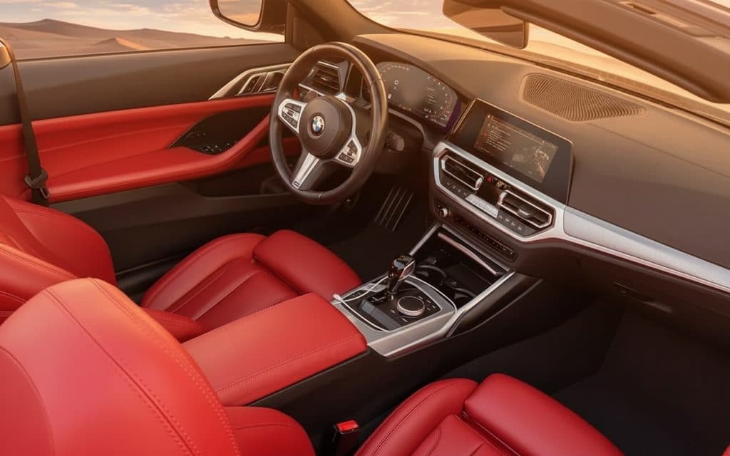 Bmw 430 2022 leather seats and cabin