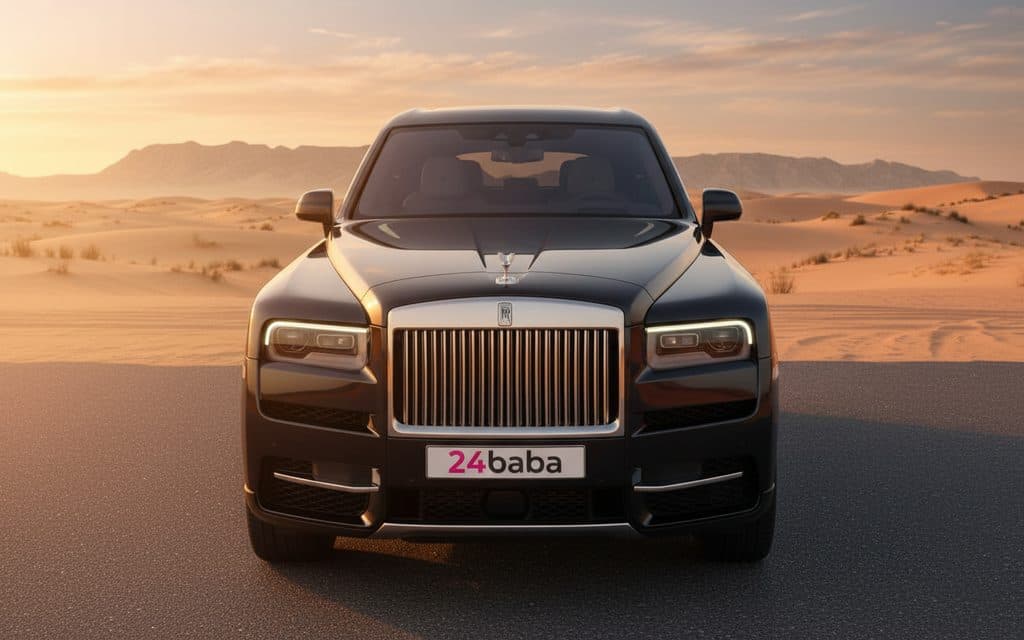 Hire Rolls-Royce Cullinan 2025 Dark Gray in Dubai